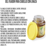 Gel fijador de cabello a base de Linaza Árbol Verde - 250 gr