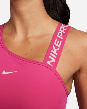 Nike Pro Swoosh - Bra deportivo asimétrico de media sujeción para mujer
