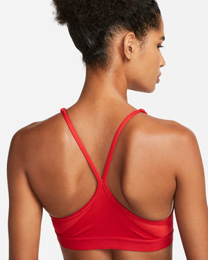 Nike Indy - Bra deportivo de baja sujeción acolchado con cuello en V para mujer